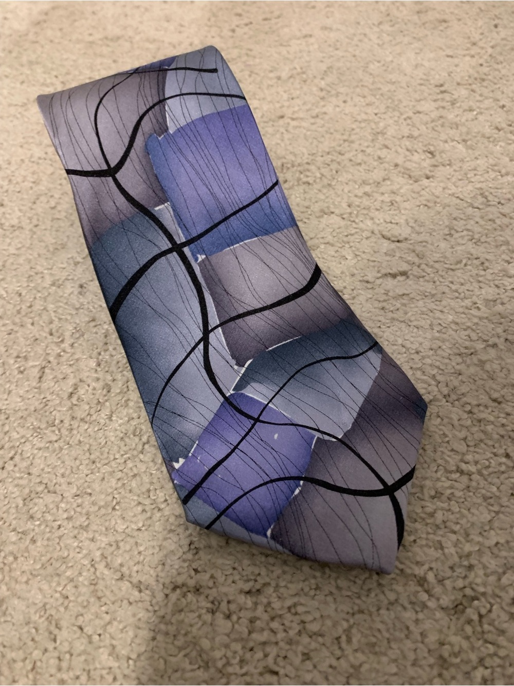 Jerry Garcia Moon Mountain 100% Silk Tie Grateful Dead Art Necktie